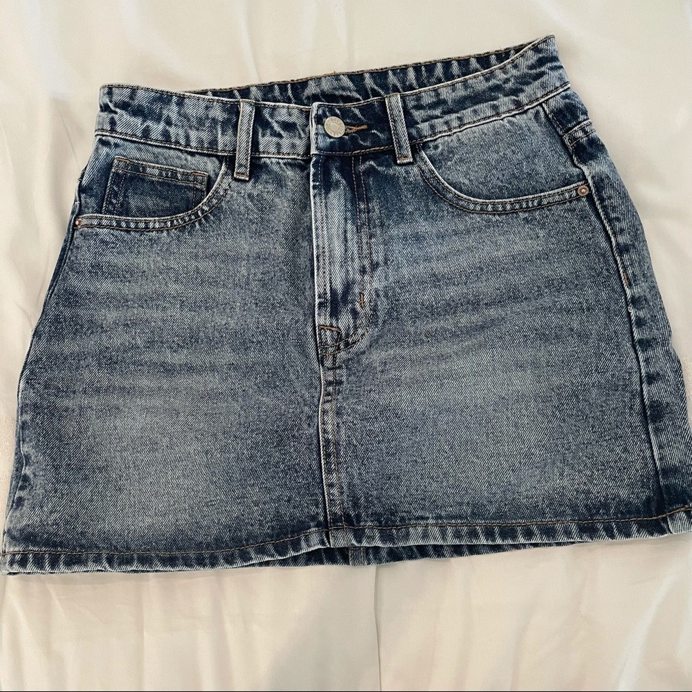 Shein jean skirt medium wash